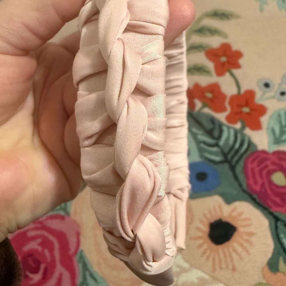 Braided Pink Headbandā